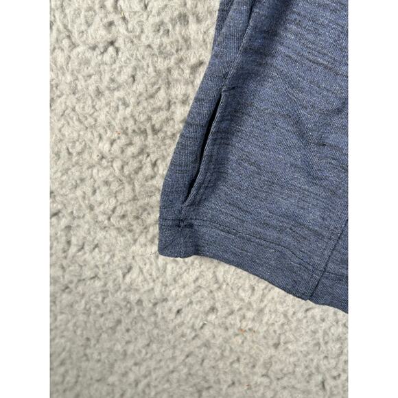 Lululemon Pullover Men 1/4 zip L Blue Sports Long Sleeve Running Jogging Gym - Picture 9 of 10